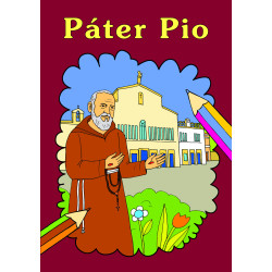 Páter Pio omaľovanka