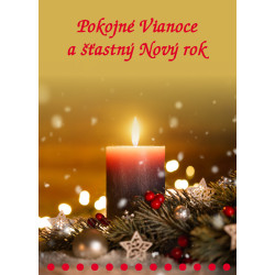 Pokojné Vianoce a šťastný Nový rok