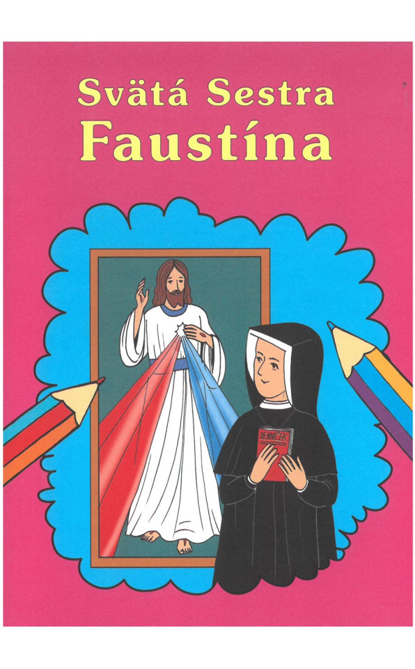 Sv. sestra Faustína omaľovanka