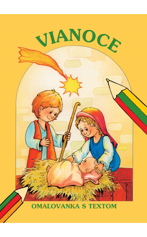 Vianoce omalovanka s textom