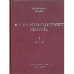 Bulharsko-sloven. slovník I.