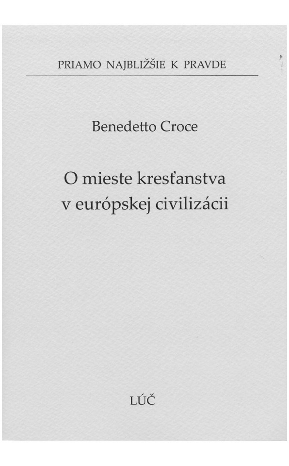 O mieste kresťanstva v európskej civilizácii
