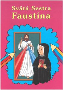 Obrázok z Sv. sestra Faustína omaľovanka